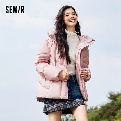 Down Jacket Mid-length Waterproof and Warm Winter Oversize Hooded Versatile Coat