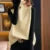 Spring and Autumn ’s Turtleneck Knitted Sweater Sleeveless Pullover Vest Loose Versatile Western Style Top