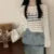 Hollow Out T-shirt Knit Sweater Loose Y2k T-shirt Crewneck Thin Sweater Autumn Pullovers