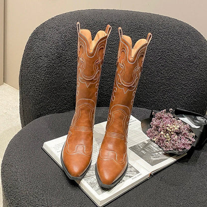 New Short Boots Autumn Shoes for Pointed Toe Heels Boots Outdoor