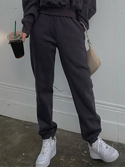 New Hoodies Suit Winter Spring Tracksuit Two Pieces Set Sports Pullover Sweatpants Sweatshirt Mujer