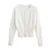 Knitted O-neck Cardigan Slim Fit Single-breasted Pullover Sweaters Female Autumn Simple Street Tops