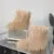 Harajuku Y2k Fluffy Furry Snow Boots Winter Thick Warm Outdoor Fur Boots Lotita Boot Shoes