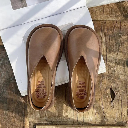 Shoes for Round Toe Normal Leather Summer Footwear Flats Flat 39 Stylish Quick Delivery Young E