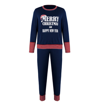 Merry Christmas Pajamas Set Matching Set Full Sleeve Tops+pants 2 Pieces