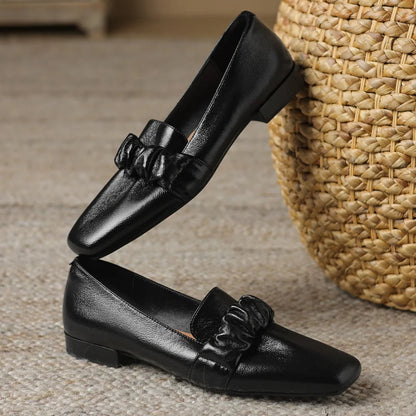 Sheepskin Slipon Flats Soft Comfortable Daily Slim Ballet Flats Shoes for Woman Autumn