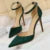 Shoes Satin With Shallow Pointed Pumps Buckle High Heels Female Shoes Stiletto Heels Sandals Party Shoes