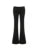 Gray Slim Low Waist Sweatpants for Black Simple Basic Flared Pants Sports Jogging Trousers