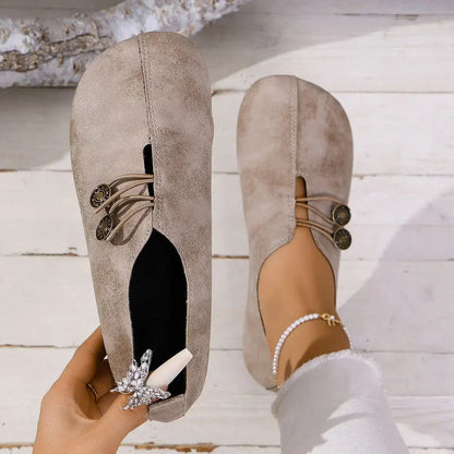 Jodi - Soft Suede Footcare Loafers