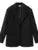 Spring Autumn Free Style One Button Oversized Blazer Boyfriend Mid Long Suit Loose Female Coat Black