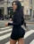 Ribbed Playsuits Autumn Full Sleeve Crew Neck Stretch Slim Rompers Female Gym Track One Piece