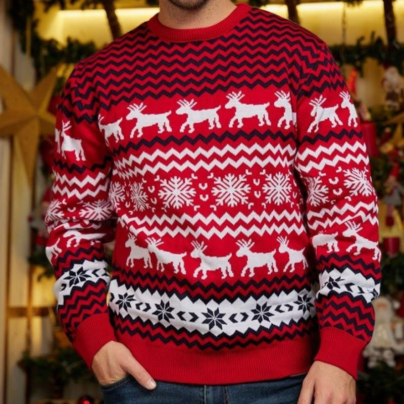 Couple Matching Sweaters Christmas Family Couples Jumpers Warm Thick