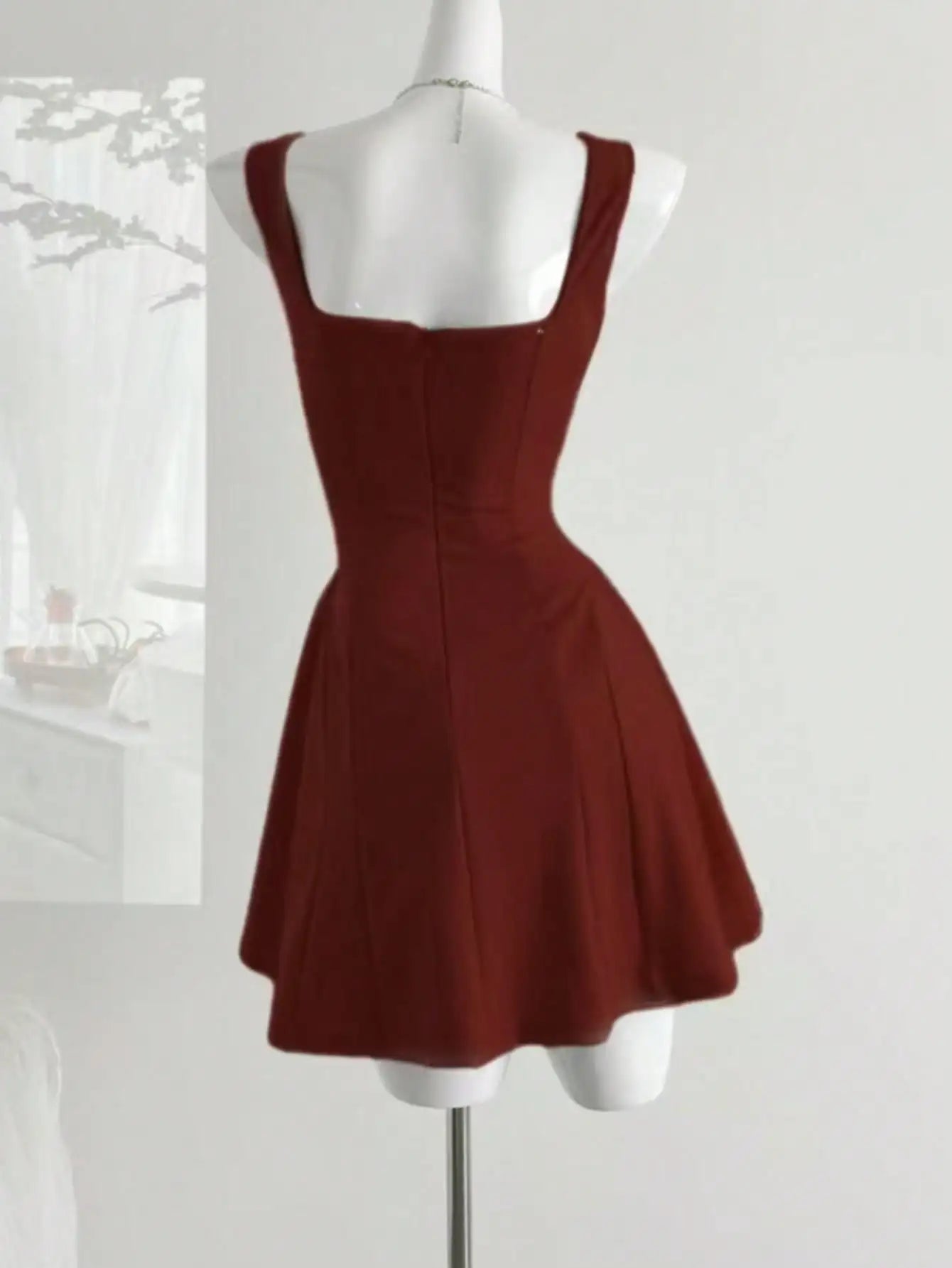 Aline Mini Dresses New Korean Summer Plain Corset Princess Tutu Dress Wedding Party Evening Robe