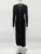 Fall Winter Long Sleeve Knitted Dress Button Slit Female Sweater Cardigan Dresses Slim Office Lady Clothes
