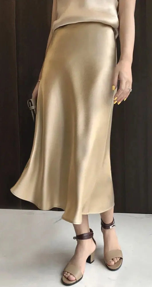 Aida Satin Skirt