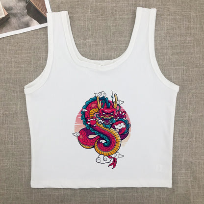 The Brand Is Shoulder-wearing Pure Want Short-sleeved T-shirt New Explosive All Matching Slimming Spice
