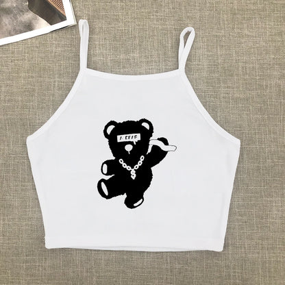 Short-sleeved T-shirt Pure Cotton Summer New Spice High Waist Slim Short Crop Clothing Tide Sweet and Spicy