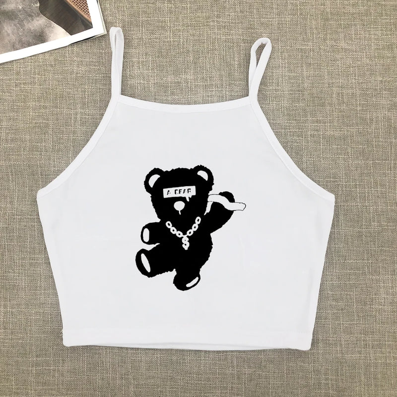 Short-sleeved T-shirt Pure Cotton Summer New Spice High Waist Slim Short Crop Clothing Tide Sweet and Spicy