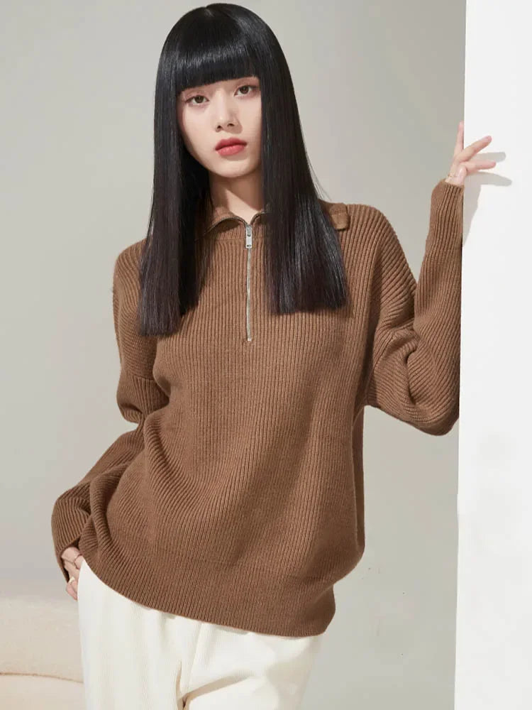 Zip Up Comfy Sweater