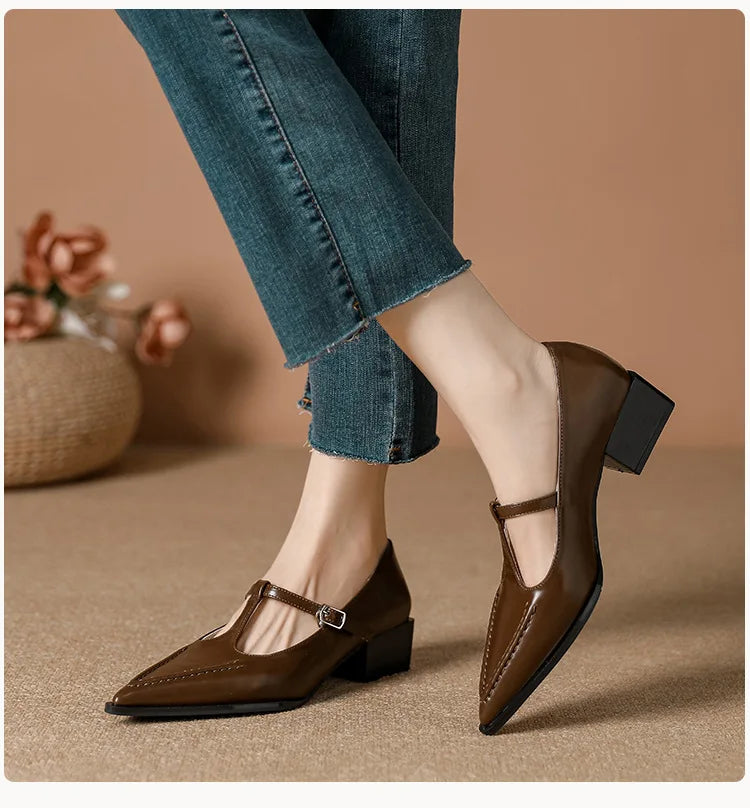 Shoes on Heels Female Footwear Pointed Toe Clogs Platform Shallow Mouth Sneaker Dress New Creepers S