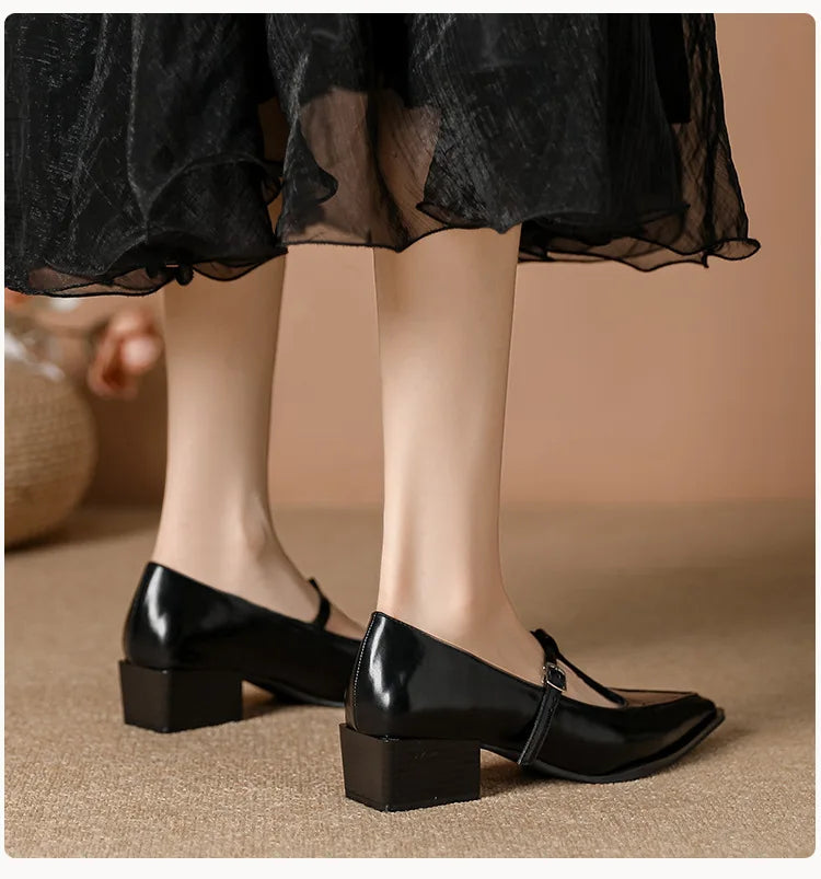 Shoes on Heels Female Footwear Pointed Toe Clogs Platform Shallow Mouth Sneaker Dress New Creepers S