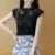 Summer Hollow Out Lace Blouse Shirt Tops Crochet Short Sleeve Bottoming Shirts Blouses Tops Df1591