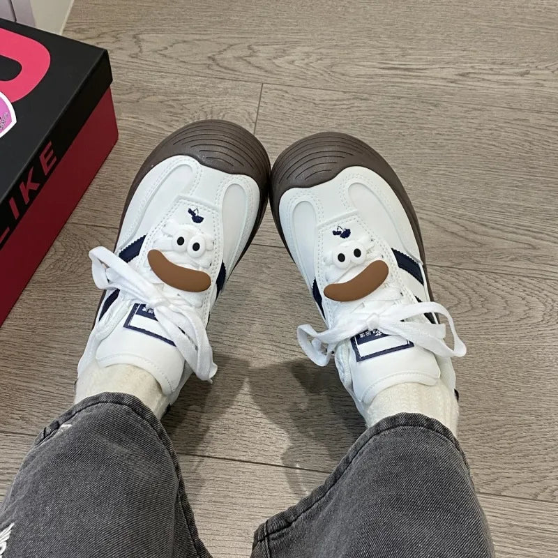 Retro Canvas Board Shoes New Trend Sports Shoes Spring Summer Outdoor Platform Sneakers Female Versatile