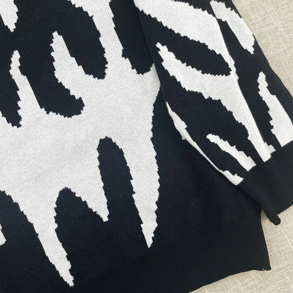 Temperament Commuter Style Pullover Sweater for ’s Autumn and Winter New Loose All-match Crew-neck Knitwear