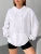 Color Hoodie for Female Pocket Creative Sweatshirts All-match Street Clothes Fleece Pullovers