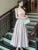 Satin Midi Dresses for Sleeveless High Waist Evening Party Dress A-line Prom Robe Korean Summer Vestidos