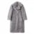 Extra Long Lamb Fur Teddy Coat Winter Mob Wife Style Oversized Chunky Faux Fur Jacket Overcoat