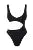 European and American Cross-border Summer Color Hollow Out Jumpsuit Vacation Swimsuit Y2k