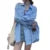 Y2k Shirt Blouse Bow Print Lapel Collar Single Breasted Long Sleeve Top With Pocket 2000s Clothes