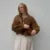 Retro Plush Single Breasted Cardigan Loose O-neck Short Sweaters Female Winter Autumn Street Knitwear