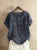 Flower Embroidery Cotton Linen Shirt Summer O-neck Short Sleeve White Pullover Top Street Blouse
