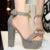 Sandals High Heels Pumps Super High Heel 13.5 Cm ’s Banquet Shoes Platform Heeled Sandals Summer