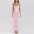 Pleat Strapless Long Dresses Sleeveless Backless Hip Package Lace-up Party Dress Lady New Christmas Cocktail Gowns
