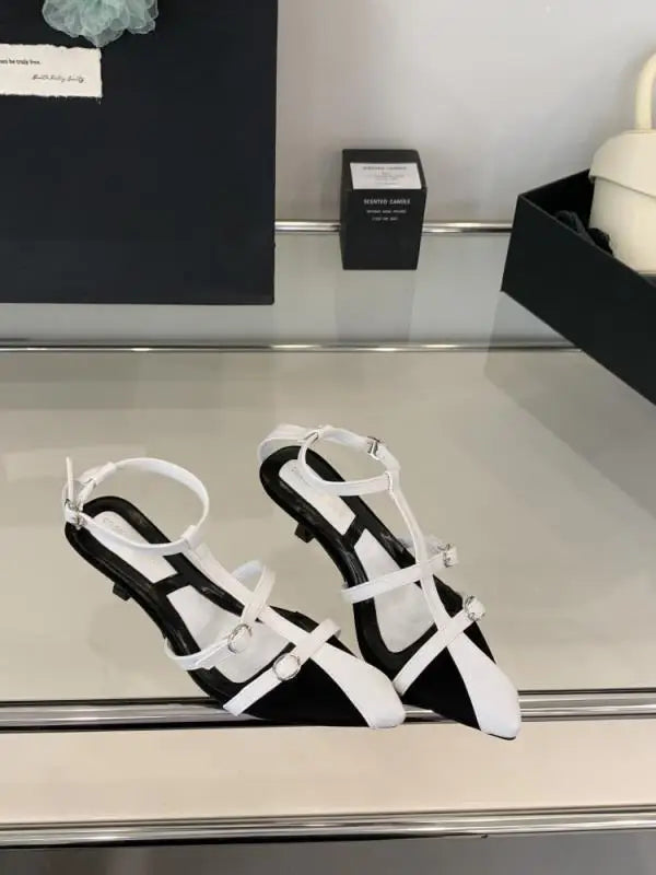 Pointed Heel Sandals Ankle Strap Open Toe Allmatch Beach Shoes Peep Comfort High New Stiletto Gladiator Pump