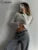 Classic Wild T-shirts Autumn Trend New Full Sleeve O-neck Crop Slim Tees Female Basic Street Daily New Tops