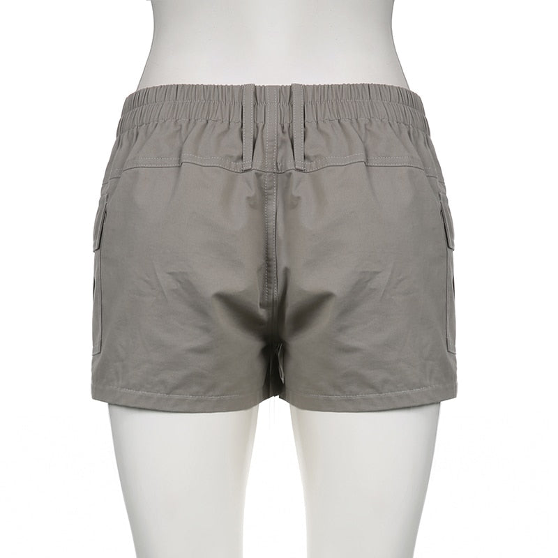 Low Waisted Shorts Harajuku Retro Basic Sporty Bottom Biker