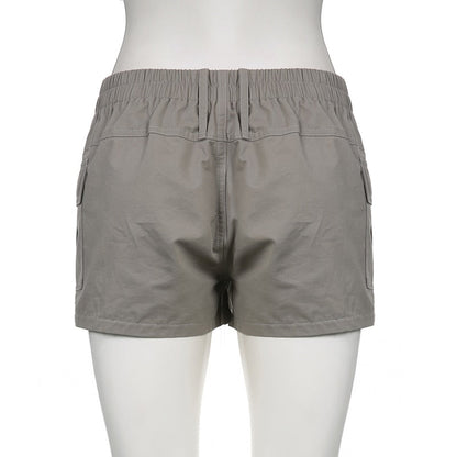 Low Waisted Shorts Harajuku Retro Basic Sporty Bottom Biker