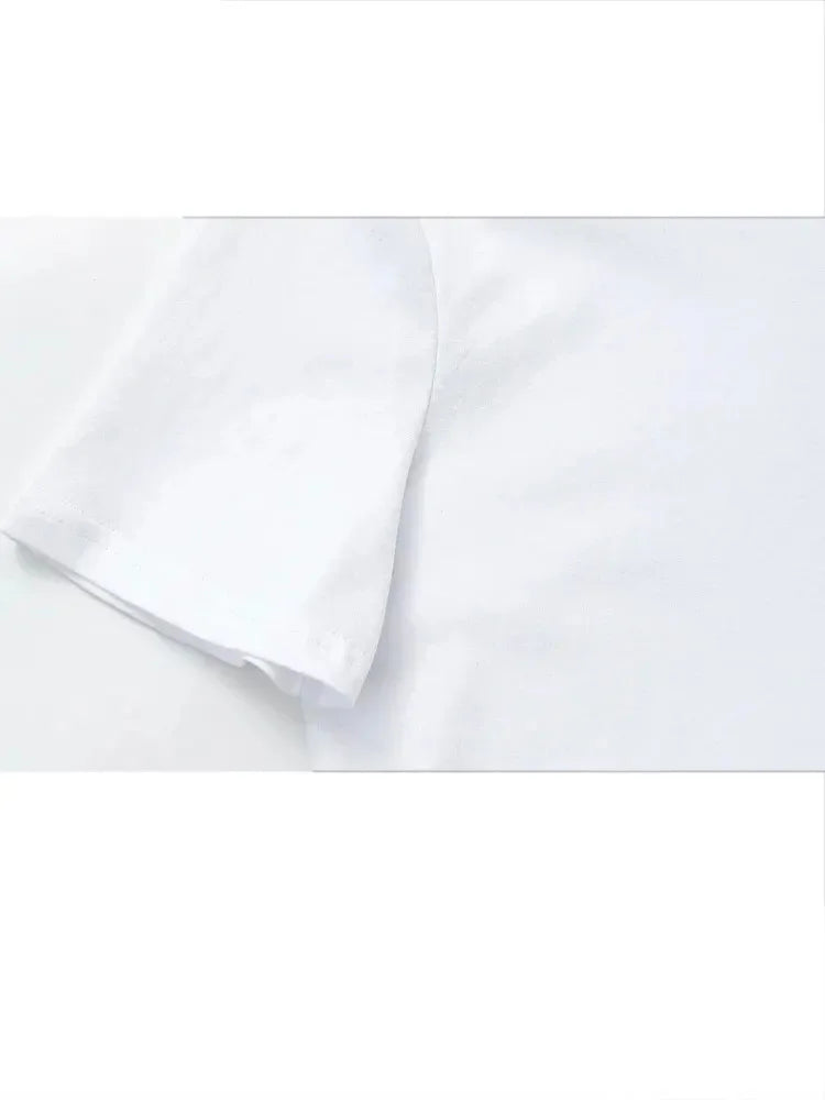 Summer Basic Round Neck Cotton Tshirt Set Short Sleeves Top Female Loose Laceup Straight Leg Pants