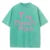 Pink Letter Design Washed T Shirt Cotton T-shirts Soft Mineral Tees Girl Loose Female Tee Tops Y2k