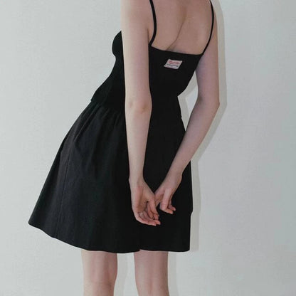 High Waist Pleated Loose Aline Skirt Summer New Korean Color All Match Kneelength Skirt