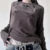 Graphic Print T-shirt Aesthetic Grunge Full Sleeve Pullovers Tees E-girl Gothic Mall Goth Crop Top Y2k Emo Clothes