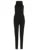 Black Sleeveless Skinny Vest Jumpsuits for Gray O Neck Simple Basic Summer Sports Overalls
