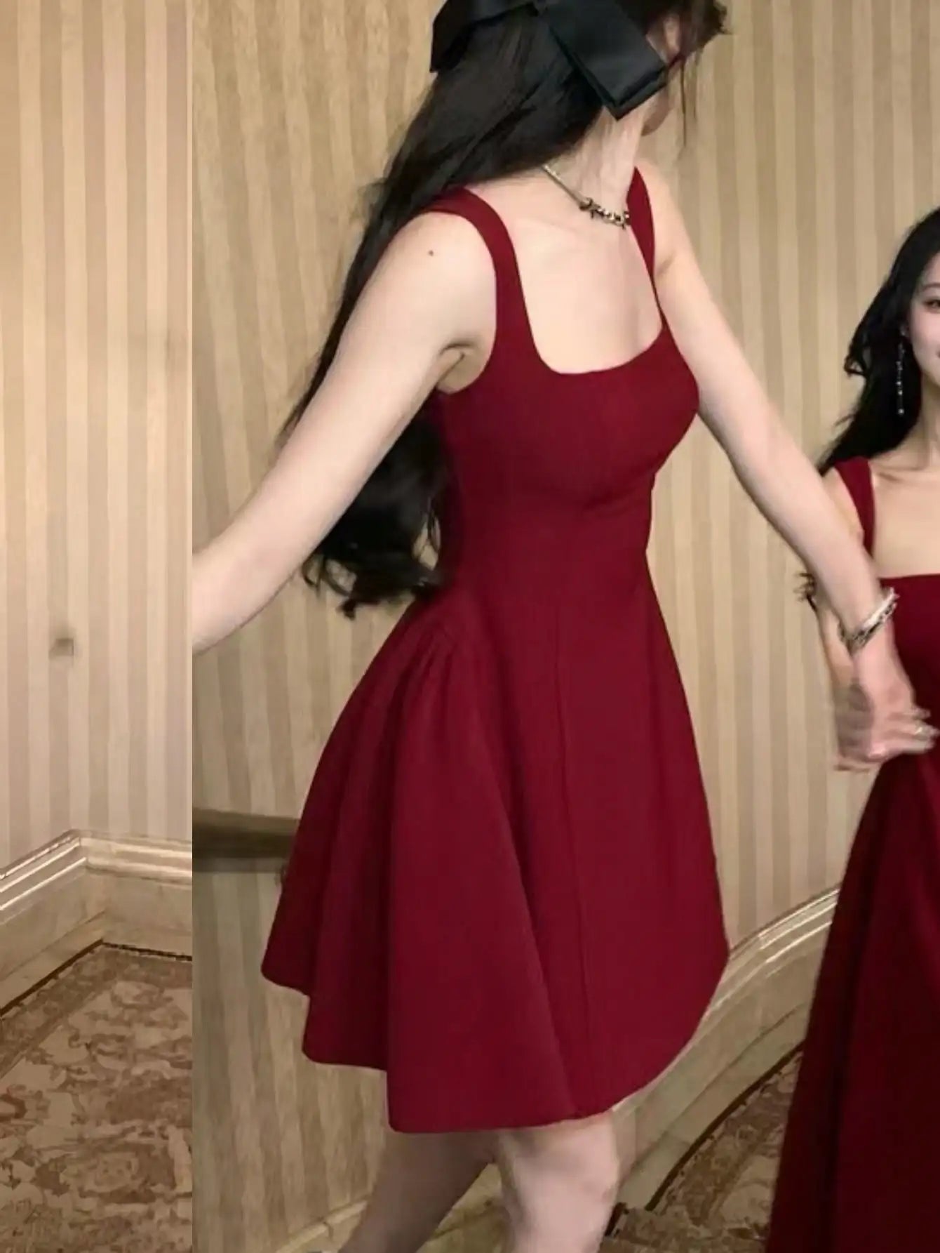Aline Mini Dresses New Korean Summer Plain Corset Princess Tutu Dress Wedding Party Evening Robe