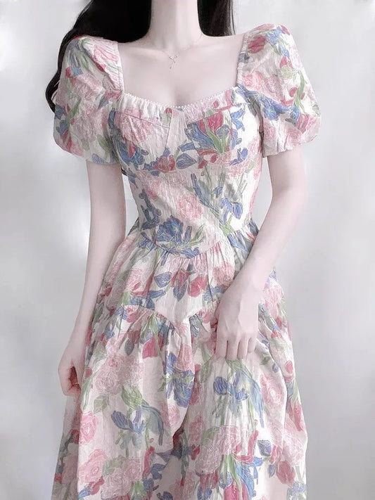 Summer New Midi Dress Aline Party Birthday Vestidos Female Clothes New Robe