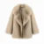 Winter Ins Hot Oversized Gradient Fur Coat Thick Warm Outerwear Fluffy Faux Fox Fur Jacket