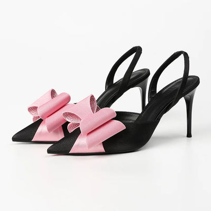 Beige Heeled Sandals Wedding Shoes Shallow Mouth Black High Lace Up Comfort Party Stiletto Clear Pointed Rubber Silk